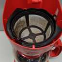 MUELLER HOME 12-Cup Red Coffee Maker - Perfect for Home or Office, Borosilicate Carafe, Auto-Off, Reusable Filter, Anti-Drip, Keep-Warm Function, Clear Water Level Window, Red Kitchen Accessories