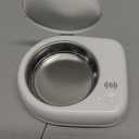 Rechargeable Ultrasonic Retainer Cleaner Machine | 50kHz 1.9 inch Ultra-Thin Portable | Night Guard Aligners Jewelry |6pcs Cleaner Tablets Included | Quick & Deep Clean Modes | Oral Dental Care