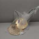 LANLONG Cake Stand for Dessert Table 12 Inch Gold Crystal Pendants Metal Cake Stand Serves as A Round Dessert Cupcake Display Plate for Table, Wedding, Party, Event