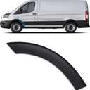 Front Left Door Fender Flare Molding Trim Wheel Arch Molding Compatible with 2015-2023 Ford Transit 150 250 350 350HD Rear Part