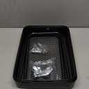 3 Tier Rolling Cart, Metal Utility Cart with 4 Hooks, Rolling Storage Cart on Wheels, Small Organizer Cart for Nursery, Kitchen, Living Room, Bathroom, Black