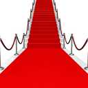 Red Carpet Runner for Party 100 GSM Felt Non-Woven Fabric Runway Carpet for Event, Aisle Runner for Wedding Ceremony Hollywood, Movie Theme Rug Party Decor (Red, 2 X 30 Ft)
