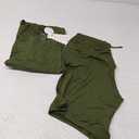 WiWi Mens Pajamas Set Soft Short Sleeve Pj Sleepwear Top and Shorts Pajama Sets Loungewear-Viscose from Bamboo S-3X (Medium, A-army Green)