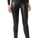 Woman's Faux Leather Thermal Leggingsv S