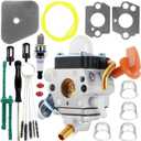 Carburetor Compatible with FS87R FS90R FS90K FS100R FS100RX FS110R FS110RX FS110X FS130R FR130T HL90K HL95K HL100K KM90R KM100R KM110R KM130R SP90T Zama C1Q-S88 S110C S110D S131 C1Q-S131B