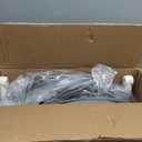 LAREX Baby Swing Infant Swing Electric Toddler Baby Rocker Portable for Newborn Boy Girl, 5 Sway Speeds with Remote Control, 10 Preset Melodies and Bluetooth, 0-6 Months Max 20 Lbs (Black)