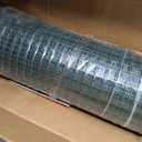 PotatoLife Plastic Hardware Mesh Netting, Garden Netting, Temporary Fence, Tree Guards, Safety Net for Balcony, Deck, Stair Railing, Animal Barrier, Poultry, Deer, with 50 Zip Ties, 4' x 50', Green