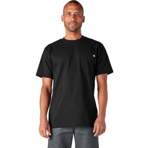 Dickies Men's Big & Tall Heavyweight Crew Neck Short Sleeve Tee Big-Tall (X-Large, Black)