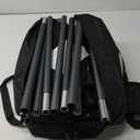 MOON LENCE Height Adjustable Camping Cot - Supports 330 lbs, Portable Folding Bed with Leg Extenders for Camping, Hiking, Sleeping, 1 Pack, Black