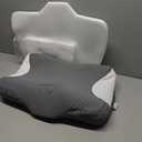 Elviros Cervical Neck Pillow for Sleeping, Memory Foam Pillow for Neck Pain Relief