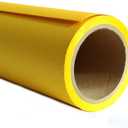 Seamless Photo Photography Backdrop Paper, Photo Background Paper Roll (53" x16, #14 Deep Yellow)