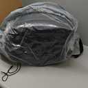 OhGeni 18" Luxury Air Mattress Queen with Built-in Pump, Silk Foam Topper Inflatable Bed for Superior Comfort, Premium Blow-Up Mattress for Home & Guest, Easy Setup, Extra Support, Black