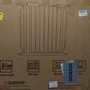 Extra Wide Baby Gate Tension Indoor Safety Gates Black Metal Large Pressure Mounted Pet Gate Walk Through Long Safety Dog Gate for The House Doorways Stairs (71.65"-76.38"/182-194CM, Black)