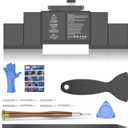 JGTM A1398 A1417 Replacement Battery for MacBook Pro 15 inch Model A1398 EMC 2673 2512 Release Version Early 2013 Mid 2012 Only (Model Identifier: MacBookPro10,1)