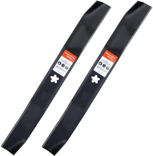 Grasscool 134149 Mulching Blades for Craftsman 21 inch Mower Blade LT2000 LT1000 YS4500 Replace 422719 532134149 Husqvarna Poulan Pro 21'' Deck Riding Lawn Mower 5 Point Star (2 Pack)