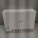 DREAM PAIRS Women's Square Toe Cowboy Mid Calf Western Boots (10, White-pu)