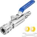 Ball Valve Pressure Washer,3/8 Inch Quick Connect Ball Valve for Power Washer Hose Shut Off Valve,304 Stainless Steel,5000 PSI.
