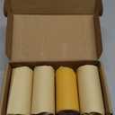 Natural Beeswax Candles 4 Packs, Beeswax Pillar Candles with 140 Hours Burn Time, Organic Emergency Candle Long Burning for Home Room, Smokeless & Dripless, 2x4 inch
