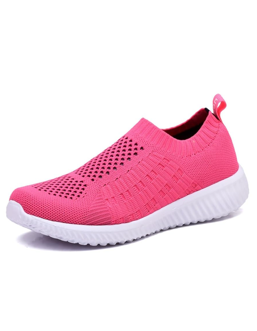 TIOSEBON Women's Athletic Walking Shoes Slip On Casual Mesh-Comfortable Tennis Workout Sneakers 35