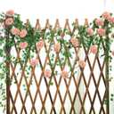 Pink Tissue Paper Pom Pom Garlands, Paper Flowers for Birthday Decorations, Baby Shower, Wedding Engagement, Bridal Shower, Spring Summer Party Decorations, 2 Pcs