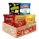 Frito-Lay Classic Mix Variety Pack, Single Serve Snack Bags (Pack of 21)
