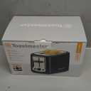 Toastmaster 2-Slice Cool Touch Toaster, black with stainless accent