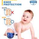 Simply Kids Baby Crawling Knee Pads (2 Pairs), Rodilleras para Bebe - Comfortable Knee Protector for Toddler, Infant, Girl, Boy, Crawler (Pink)