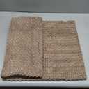 UGASA 20x20 Inch Pillow Cover Pack of 2 Soft Boho Stripe Corduroy Cushion Cover Farmhouse Decorative Throw Pilowcase for Bed, Couch, Sofa, Bedroom, Living Room, Light Brown