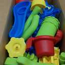Sand Water Table, 4-Tier Rectangular Sand and Water Table for Toddlers 1.5+, Outdoor Splash and Play Activity Set for Boys and Girls Ages 2 3 4 5 6 7 8 Years, Indoor Outdoor Water Play Sensory Toys