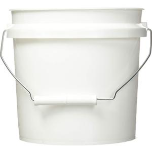 Leaktite 744456 1-Gallon White Plastic Pail Paint Pail/Container