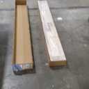 SMARTSTANDARD Double 36"x84" Bypass Barn Door with 6.6FT Track Hardware Kit Included, Unfinished Solid Wood, DIY Support, A Simple Assembly is Required