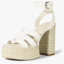 The Drop Women's Bea Platform Heel, Size 10, White