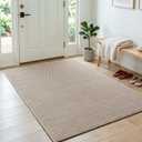 Sunfly 3x5 Washable Area Rug with Non Slip Rubber Backing Beige
Washable Runner Rug For Hallways, Non Slip Runner rug with Low Pile Carpet For Kitchen, Bedroom, Laundry & Entryway