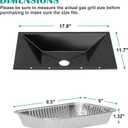 99250 Grease Tray with 6415 Aluminum Foil Liner for Weber Spirit 300 Series(2007-2012), Catch Pan for Weber Spirit E-310/E-320/SP-320, Genesis Silver B/C, Genesis 1000/2000/3000, Genesis Gold B/C