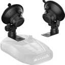 Radar Detector Mount, Car Radar mounting Bracket Suction Cup Holder, Windshield and Dashboard Radar Detector Suction Mount,  for Cobra Escort Beltronics, Easy to Install (Small)