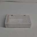 Necklace Holder, Acrylic Necklace Organizer, Rotatable Clear Jewelry Holder Organizer Display Case for Long Necklaces Pendant Bracelets, Jewelry Holder Box with Velvet Tray for Rings Earrings