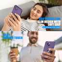 ORETECH for iPhone 14 Case, with [2 x Screen Protectors] [15 Ft Military Grade Drop Test] [Camera Protection] 360 Shockproof Slim Thin Phone Case for iPhone 14 Cover 6.1"- Purple