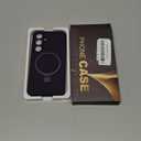 for Samsung Galaxy S25 Case with Magnetic Invisible Stand [Compatible with Mag-Safe] Military Drop Tested [Full Camera Protection] Silicone S25 Case for Women Men 6.2'', Purple