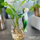 Tipsy Frog Pot Hugger, Frog Garden Decor Outdoor Statue, Resin Frog Figurines for Plant Decorations, Miniature Garden Frogs Gift for Nature Lovers (Brown)