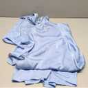 Sexyshine Women's Elegant Halter Tie Neck Sleeveless Satin Long Dress Backless Split Cocktail Party Formal Wedding Maxi Dress (Blue) S