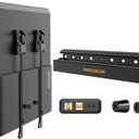 Perlegear Studless TV Wall Mount for Most 24-55 Inch TVs up to 100 lbs, No Stud TV Mount, Drywall TV Bracket with Max VESA 400x400mm, No Drill, Easy Install, Low Profile, PGMT7