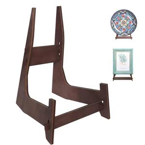 DMREFIT Plate Stands for Display, 15.5 Inch Large wooden Plate Holder Display Stands, Frame holder stand for Book, Picture, plaque, Decorative Plate, Photo and Platter, Tabletop Art (Pack of 1)