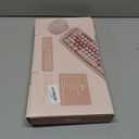 Wireless Keyboard and Mouse Combo, Ergonomic Full Size Typewriter Retro Round Keycaps Keyboard, Compatible with Windows, PC, Perfer for Home and Office Keyboards (Chocolate Color) (Lovely Brown)