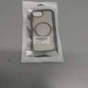 Magnetic for iPhone 16e Case, (Compatible with Magsafe) Curly Wavy Frame Hard Translucent Matte Clear Back Cover for Women Men TPU Bumper Shockproof Phone Case (Gray)