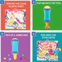 Educational Insights Jumbo Gem Kit - DIY Crafts for Kids Ages 4-8, Mess Free Toddler Arts and Crafts, Diamond Painting Kits for Kids 5-7, Beginner Paint By Gem Art Kits, Sticker Diamond Craft Kit