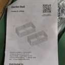 Garvee 2PCS 8x4x2ft Galvanized Raised Garden Bed Outdoor,Rust-Resistant Raised Garden Beds for Gardening, Easy Assembly Outdoor Garden Box & Planters