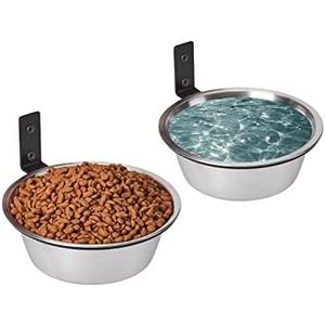 FOYO Elevated Cat Bowls, Raised Cat Food and Water Bowls,Wall Mounted Pet Comfort Feeding Bowls