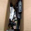 Office Chair, Ergonomic Desk Chairs 330LBS Capacity High Back Mesh Computer Chair with Flip-up Armrests, Comfy Work Chair with Adjustable Lumbar Support, Rolling Chair (25 inches x 20.5 inches x 40 inches, Black)