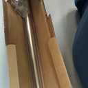Ivilon Drapery Window Curtain Rod - End Cap Style Design 1 Inch Pole. 48 to 86 Inch Color Warm Gold