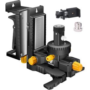 Fenogan Laser Level Accessory Kit 360 ° Base, Upgraded Base Stability Bracket, With 5/8-Inch Threaded Interface, Multifunctional Magnetic Rotating Base With Tilt Angle Adjustment, And Adjustable Clamp